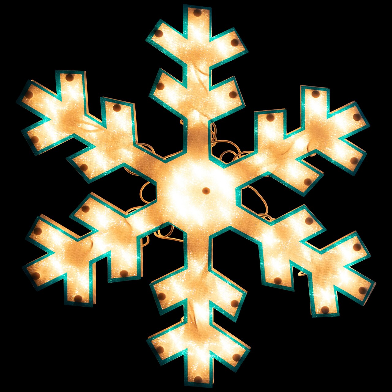 Northlight Lighted Snowflake Christmas Window Decoration - 16.75"